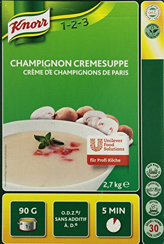 Knorr Champignon Cremesuppe 2.7 kg, 1er Pack (1 x 2.7 kg)
