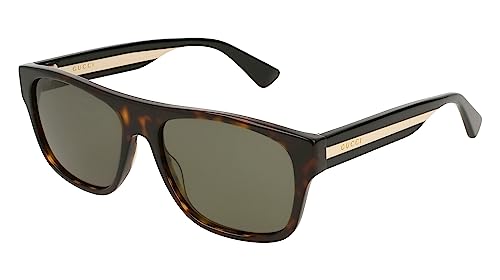 Gucci Herren GG0341S-003 Sonnenbrille, Braun (Havana/Multicolor), 56.0