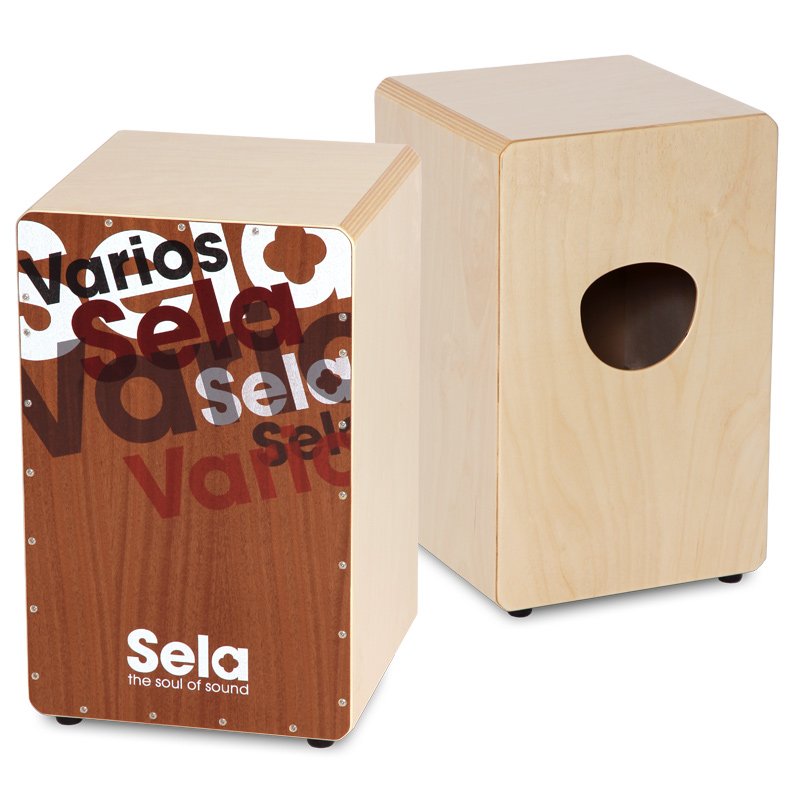 Sela SE 013 Varios Design Snare Cajon mit Sela Snare System, geeignet für Anfänger und Fortgeschrittene, Made in Germany
