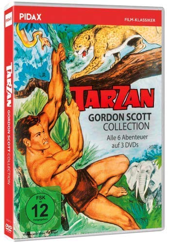 Tarzan - Gordon Scott Collection alle 6 Abenteuer auf 3 DVDs