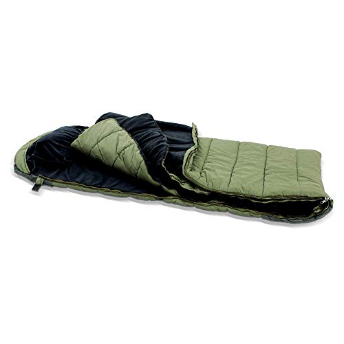 Lucx® Grizzly Sleeping Bag Schlafsack für Angler zum Karpfenangeln & Nachtangeln, Angelschlafsack, Anglerschlafsack 5 Season Sleepingbag