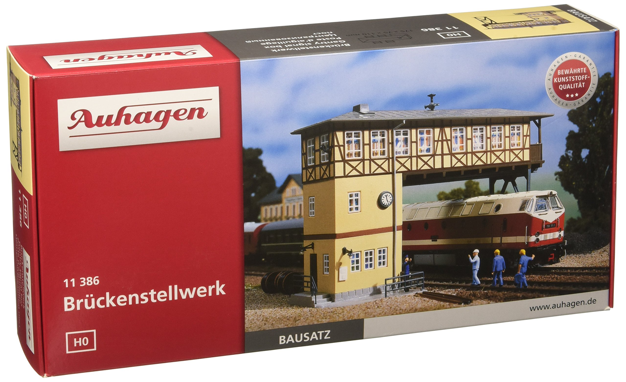 Auhagen 11386 Gantry Signal Box Modellierset