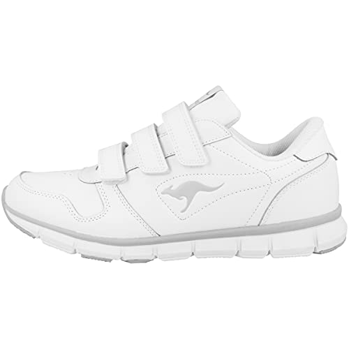 KangaROOS Unisex-Erwachsene K-Bluerun 700 V B Sneaker, Weiß (white/lt grey 002), 43 EU