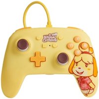 PowerA Enhanced Wired Controller for Nintendo Switch - Animal Crossing: Isabelle, Nintendo Switch Lite, Gamepad, Game Controller, Wired Controller, Officially Licensed - Nintendo Switch