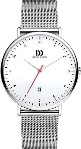 Danish Design Herren Analog Quarz Uhr mit Edelstahl Armband IQ62Q1188