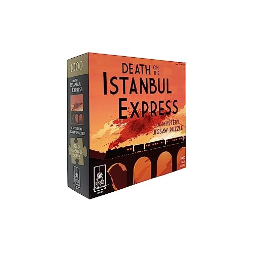 University Games Puzzle The Orient Express 1000 Teile Mord Mystery Orange 33122