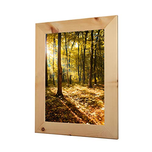 4betterdays.com NATURlich leben! Bilderrahmen, Fotorahmen aus Zirbenholz in verschiedenen Größen für Bild - DIN A6