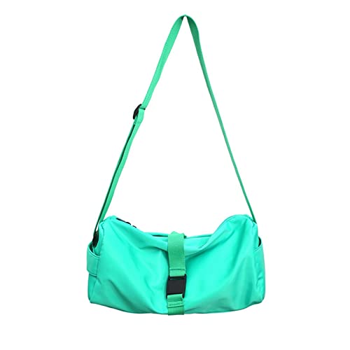 Sports Gym Sling Bag Weekender-Taschen for Damen und Herren Messenger Bag mit großer Kapazität (Color : Green2)