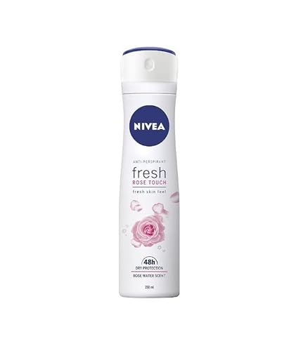 NIVEA Deo Spray Fresh Rose Touch 150ML (Pack of 6)