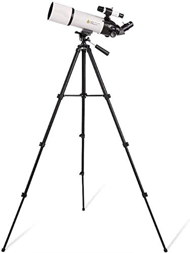 Teleskop, 80 mm Apertur, 400 mm Az-Montierung, astronomisches Brechungsteleskop für Kinderanfänger – Reiseteleskop, für drinnen/draußen Full Moon