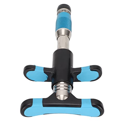 Chiropraktik-Einstellwerkzeug, Stressabbau Chiropraktik-Einstellmassagegerät aus Edelstahl mit Aufbewahrungsbox für Männer Frauen für Zuhause(Blau)