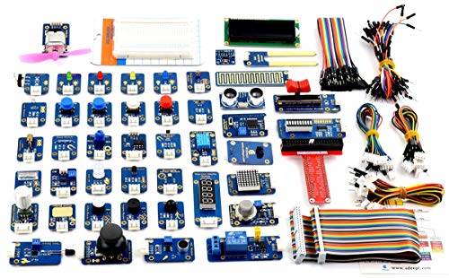 Adeept 46 Module Ultimate Sensor Kit f¨¹r Raspberry Pi 3,2 B/B +, BMP180, DHT11, Raspberry Pi Sensor Starter Kit mit C- und Python-Code, 150 Seiten PDF-Handbuch