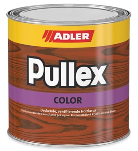 ADLER Pullex Color W10 750ml Weiß. tönbar Holzfarbe Deckfarbe Wetterschutzfarbe
