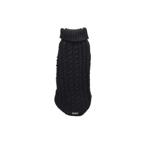 Dogue Kabel Knit Jumper Schwarz 25 cm
