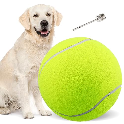 NUOLUX, Tennisball für große Haustiere, Spielzeug, Sport, Strand, 24 cm