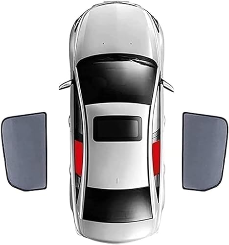 Auto Seitenscheibe Sonnenschutz für Peugeot 308 III 2021 2022 2023-, Autofenster Seitenfenster PrivatsphäRe Schutz Sonnenblende,B/2pcs-rear-doors