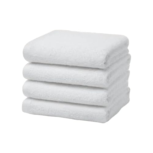 speed4allkinds Duschtuch Duschtücher Handtücher Saunahandtuch Badetuch-Set 100% Frottee Baumwolle 600g / m² 50x100 cm oder 70x140 cm | Premium Qualität (8er Set 70x140cm Weiß)