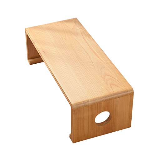 Couchtisch Kang Tisch Naturholz Farbe Massivholz Erker Tisch Zapfen Und Zapfen Struktur Japanische Tatami Tisch Geeignet Für Erker Schlafzimmer (Color : Wood Color, S : 90 * 50 * 30cm)