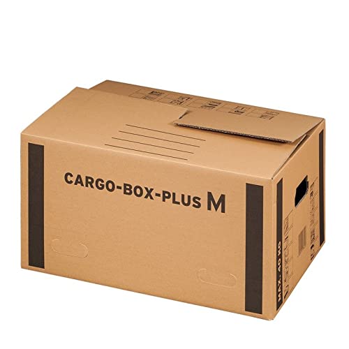 Smartbox Pro Umzugskarton Cargobox Plus M, 60 x 40 x 30 cm, 10Stück