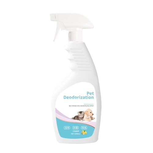 NPYQ 500 Ml Leistungsstarkes Desodorierungsmittel Für Haustiere. Verabschieden Sie Sich Von Anhaltenden Gerüchen In Zwingern Käfigen Und Tierheimen. Geruchsreiniger Haustiergeruchsentferner Spray
