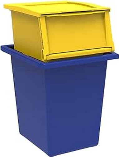 Terry Ecobin 25+30 Aufbewahrungsbox, Gelb/Blau, 30 Liter