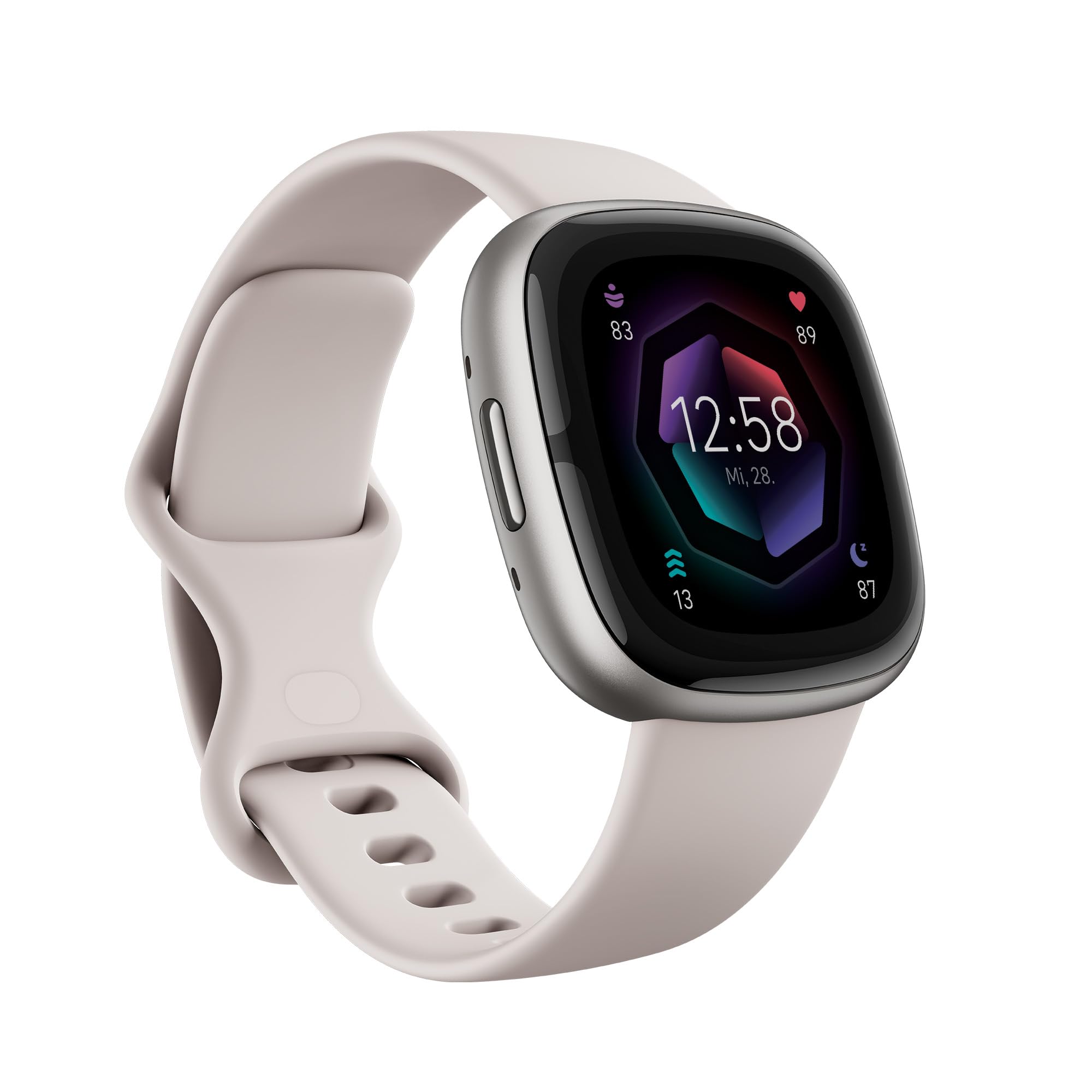 Fitbit Sense 2 by Google – Smartwatch Damen / Herren – Fitnessuhr mit integriertem GPS und Telefonfunktion – Fitness-Tracking mit Stressmanagement, EKG und Schlafanalyse – kompatibel mit Android/iOS