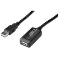 DIGITUS USB2.0 Repeater Cable DA-73102 - USB-Verlängerungskabel - USB Typ A, 4-polig (M) - USB Typ A, 4-polig (W) - 20,0m (USB / USB2.0) - aktives Kabel (Signalregenerierung) (DA-73102)