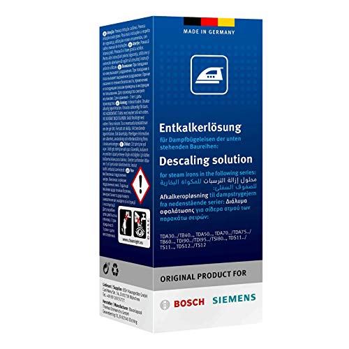 Bosch TDZ1101 Entkalkerlösung (4 x 0,25 ml, für eine ergiebige Reinigung und hohe Gerätelebensdauer, für TDA30/TDA50/TDA70/TDA75/TDI90/TDI95)