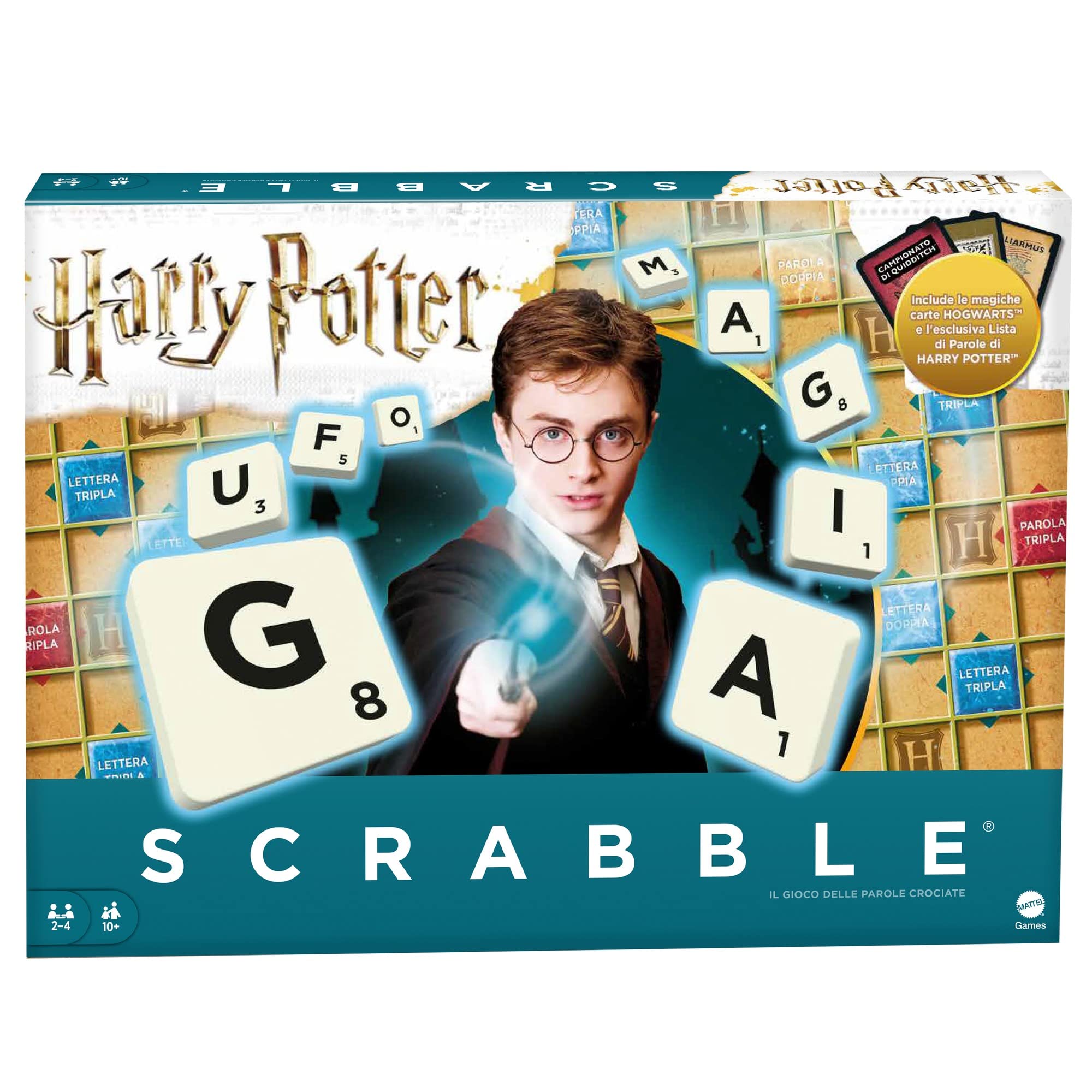 Mattel Games Scrabble Harry Potter, Version: Italienisch, GMY41