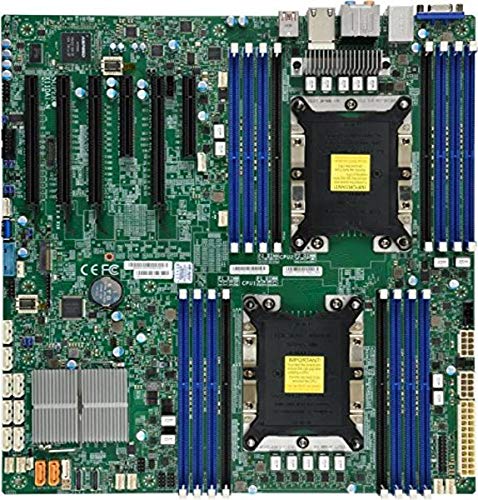 Supermicro X11DAI-N-O Dual LGA3647/ Intel C621/ DDR4/ SATA3&USB3.0/ V&2GbE/ E-ATX Server Motherboard, MBD-X11DAI-N-O