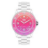 ice-watch Quarzuhr "ICE clear sunset - Pink - Small - 3H, 021440"