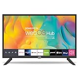 CELLO 24" Smart TV LG WebOS HD Ready Fernseher mit Triple Tuner S2 T2 FreeSat Bluetooth Disney+ Netflix Apple TV+ Prime Video