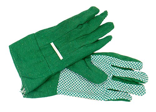 Mauk 1926 12 Paar Gartenhandschuhe, PVC genoppte Handfläche Größe 9, Mehrfarbig, Stück