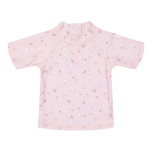 Little Dutch CL12443516 Schwimmshirt mit UV-Schutz (UPF 50+) Kurzarm - Little pink Flowers rosa (Gr. 74/80)