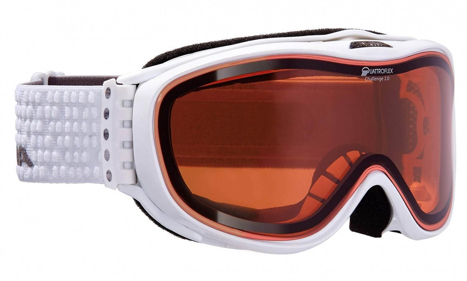 Alpina Challenge 2.0 Skibrille (Farbe: 031 schwarz transparent, Scheibe: Quattroflex Hicon)