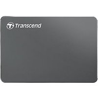 Transcend StoreJet 25C3 - Festplatte - 2 TB - extern (tragbar) - 6.4 cm (2.5) - USB 3.0 - Iron Gray