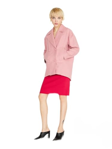 Sisley Women's Heavy Jacket 2BOYLN027 Dress Coat, Pink 90K, 42