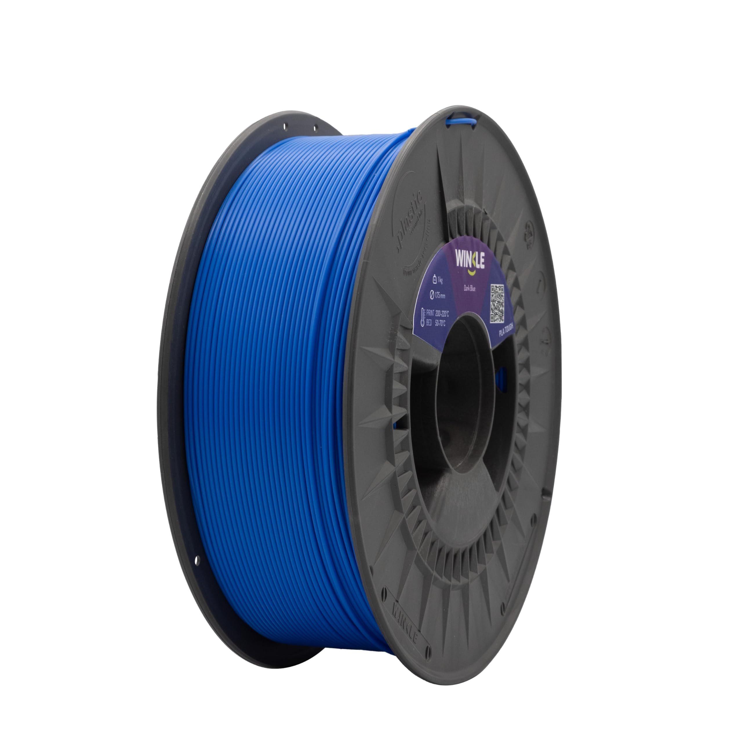 Winkle PLA TOUGH Filament Dark Blue | Pla 1,75 mm | Filament Printing | 3D-Drucker | 3D-Filament | Dunkelblau | Spule 1000 g