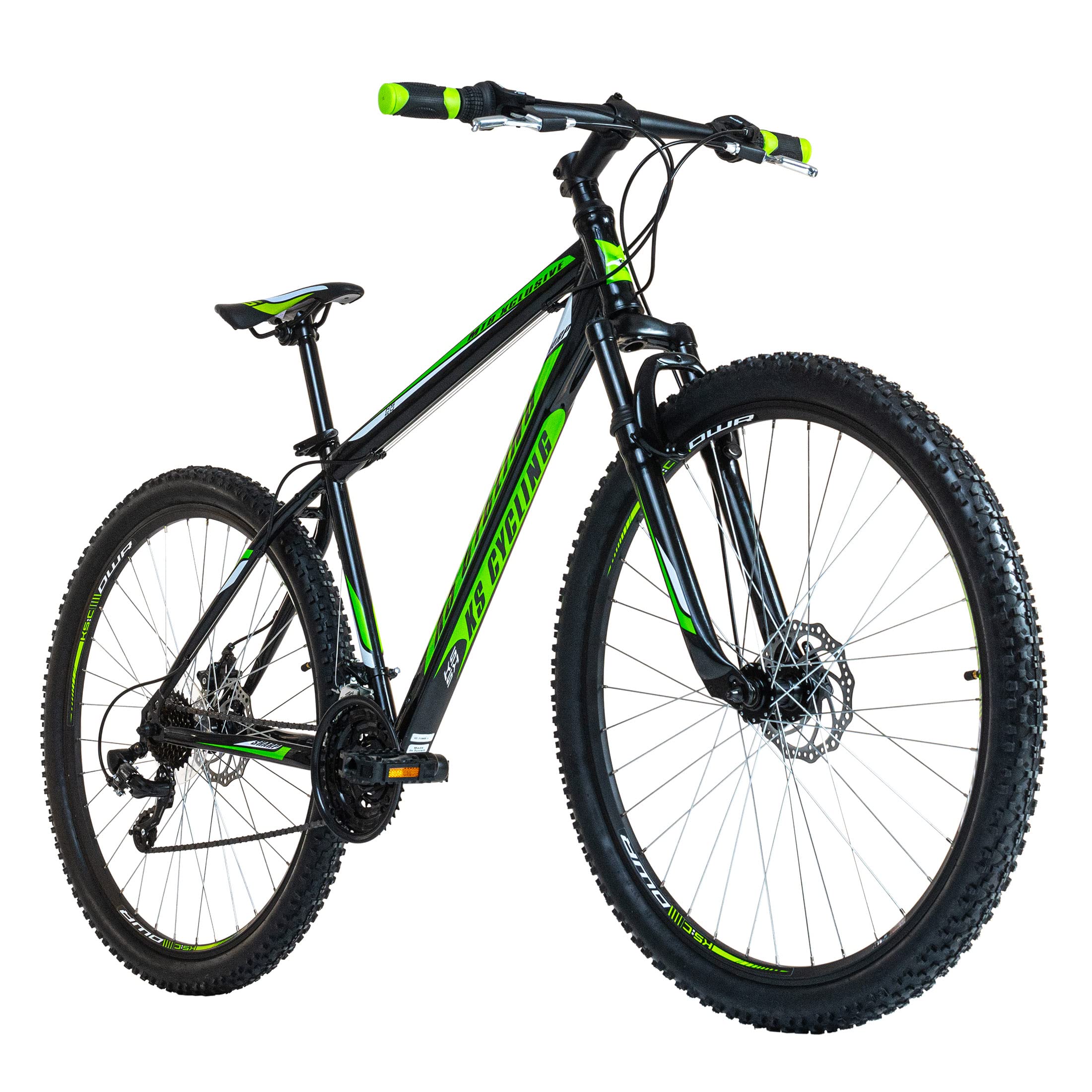 KS Cycling Mountainbike Hardtail 29'' Sharp schwarz-grün RH 51 cm
