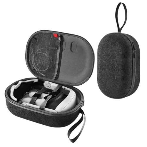 JDXFENG -Hartschalen-Tragetasche, stoßfeste, schützende Reisetasche, Kratzfeste Reise-Tragetasche mit Schultergurt für Meta/Quest 3, für Quest 3