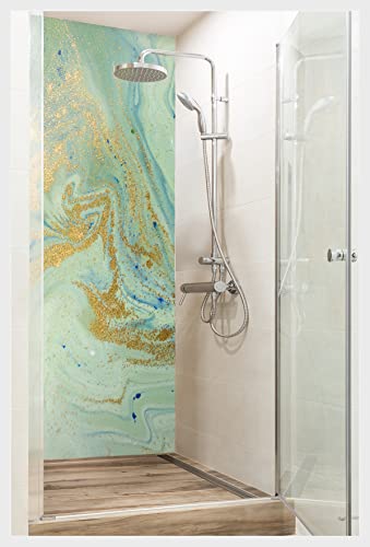 mySPOTTI Fresh - Duschrückwand zum Aufkleben (90 x 210 cm, Evelia)