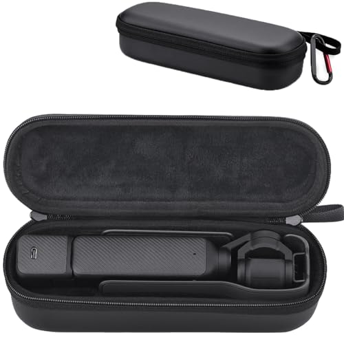 Fenmaru Tragetasche Aufbewahrungstasche Tragbare Tasche kompatibel mit DJI Osmo Pocket 3 Freistehend Schutztasche Zubehör (Black)