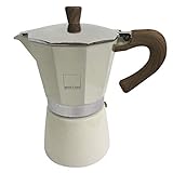 gnali&zani EZ 006/IND/CREA Venezia Coffee Maker 6 Cups Induct Cream