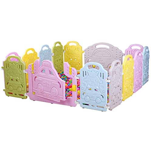 Stabil - Baby-Laufstall - Spielplatz - Baby-Aktivitätscenter - Leicht zu reinigen - Geeignet für Kinder von 0 bis 6 Jahren - Aktivitätsbereich für Innen- und Außenbereiche - 12 Jahre