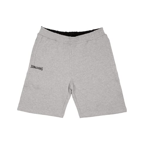 Spalding - Flow Shorts - Trainingshosen - Grau Melange - Sportswear & Streetwear - Sport - 80% Baumwolle - Größe L