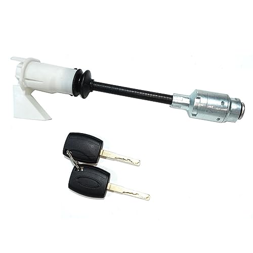 Motorhaubenschloss, EVURU 1343577 Long Type Rod Bonnet Hood Release Lock Latch Repair Kit With 2 Keys or 3M5116700AC Lock Catch For Ford Focus MK2 (Color : Repair Kit 2 Keys)