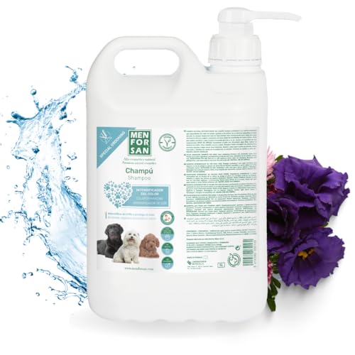 MENFORSAN Farbintensivierendes Shampoo für Hunde, 5 l, intensiviert und schützt die Farbe, sorgt für Glanz, veganes Produkt