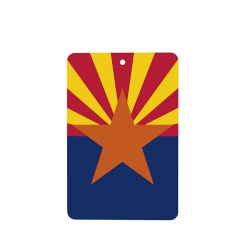 Arizona-Flaggen-Druck, duftender Auto-Lufterfrischer – Auto-Parfüm mit Lavendelduft – langlebig und praktisch