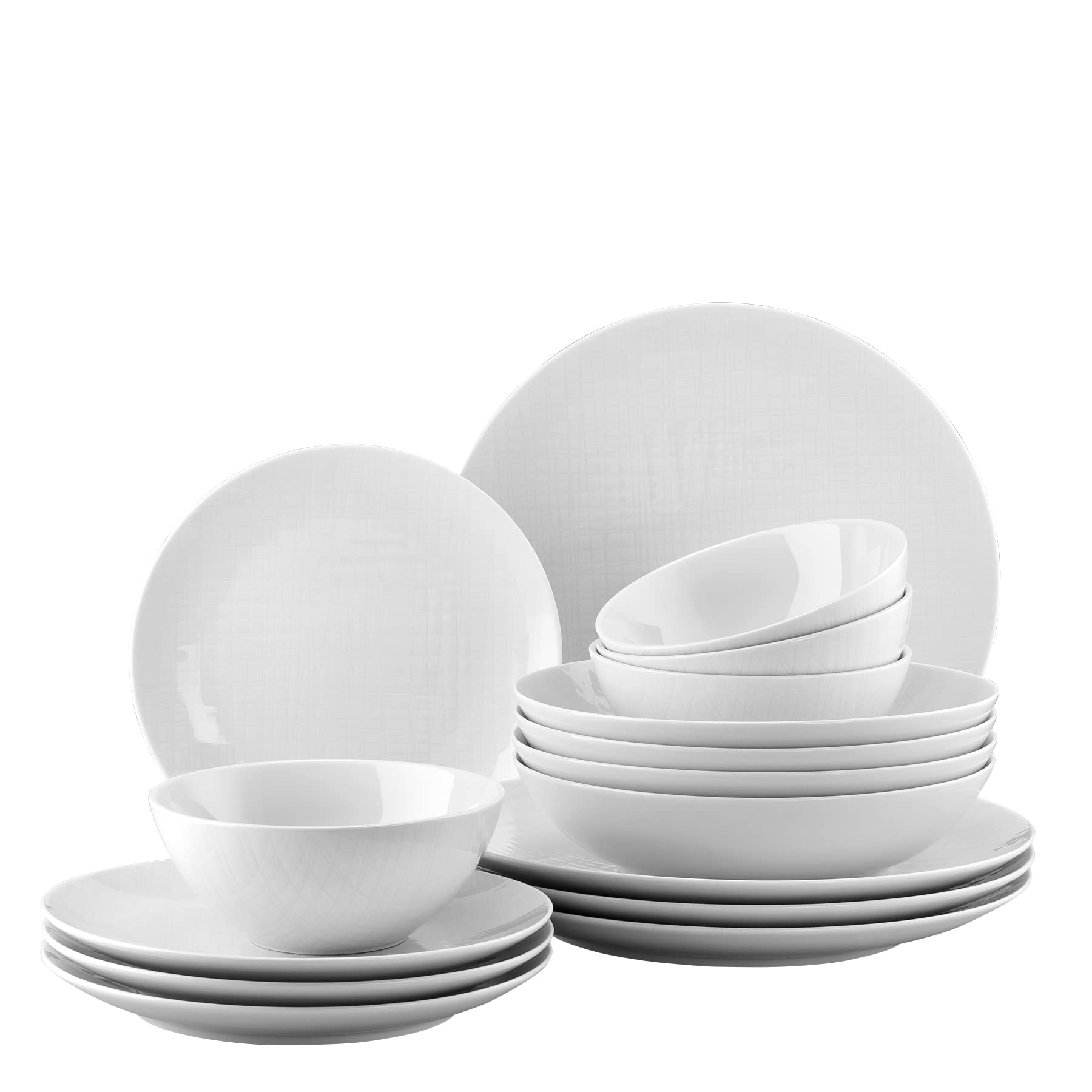 Rosenthal Mesh Weiß Set 16-tlg. / Müslischale