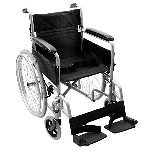 NRS N43723 Transit-Lite-Rollstuhl - Selbstfahrend - Grau (Anspruch auf Mehrwertsteuererleichterung in Großbritannien)